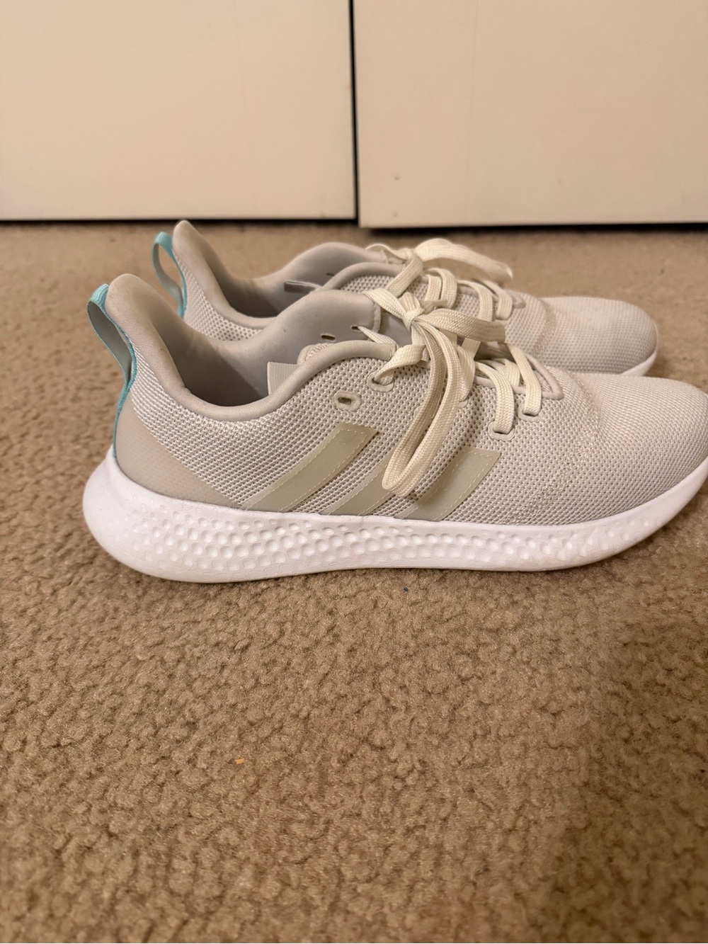 Adidas Puremotion White Running Shoes Women’s Size 10 FX9276 Pre-Owned
